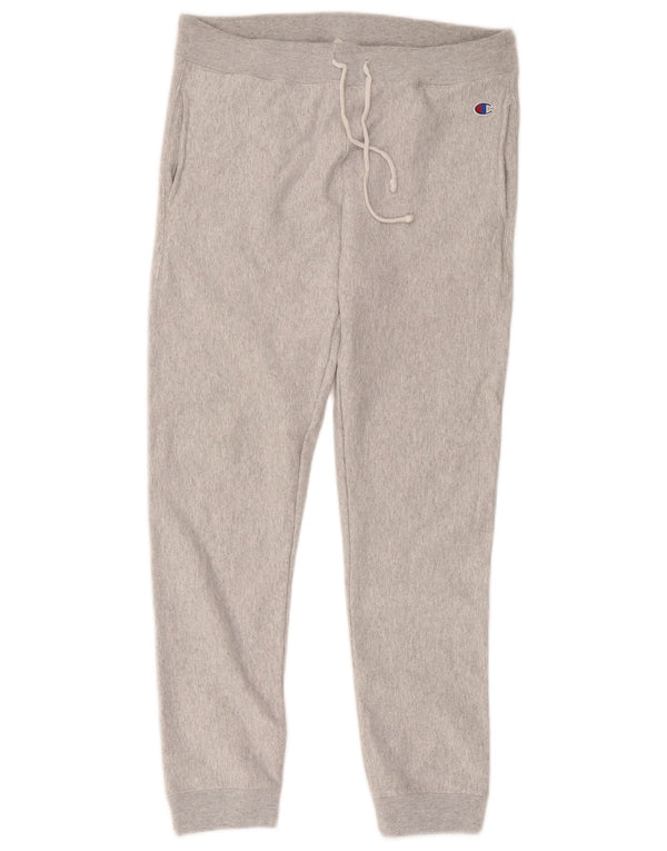 Pantaloni de trening cu țesătură inversă pentru femei Champion Pantaloni de jogging UK 14 Gri mediu