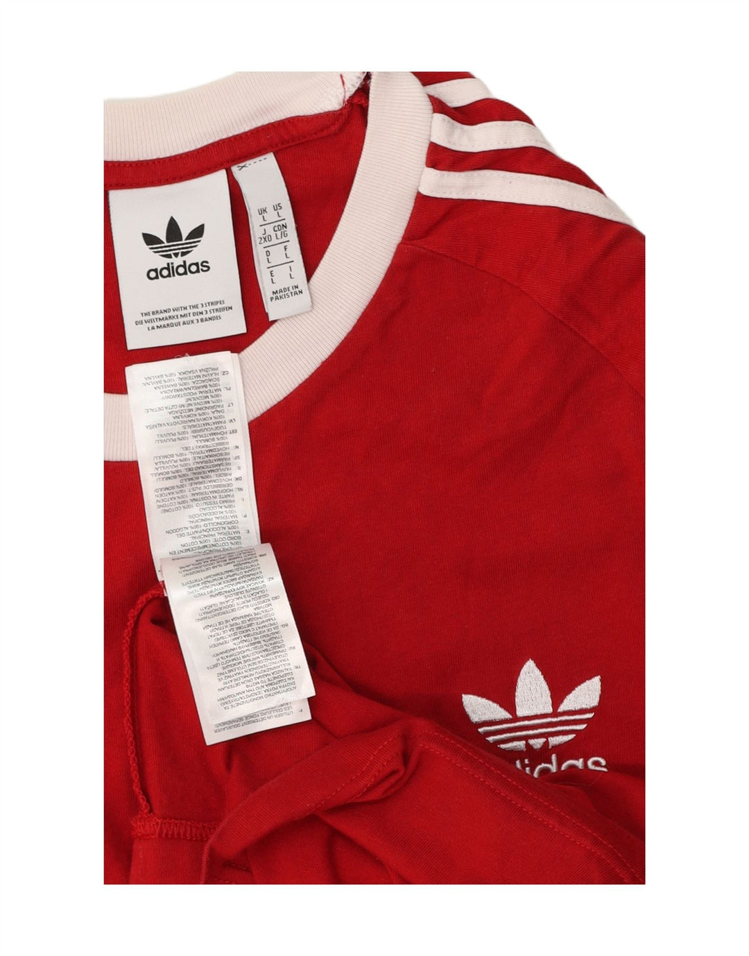 Tricou pentru bărbați Adidas Top mare bumbac roșu