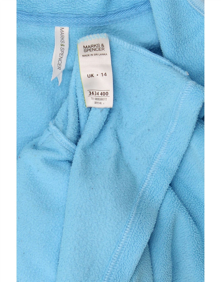 Jachetă fleece pentru femei Marks & Spencer UK 14, mare, albastru, poliester
