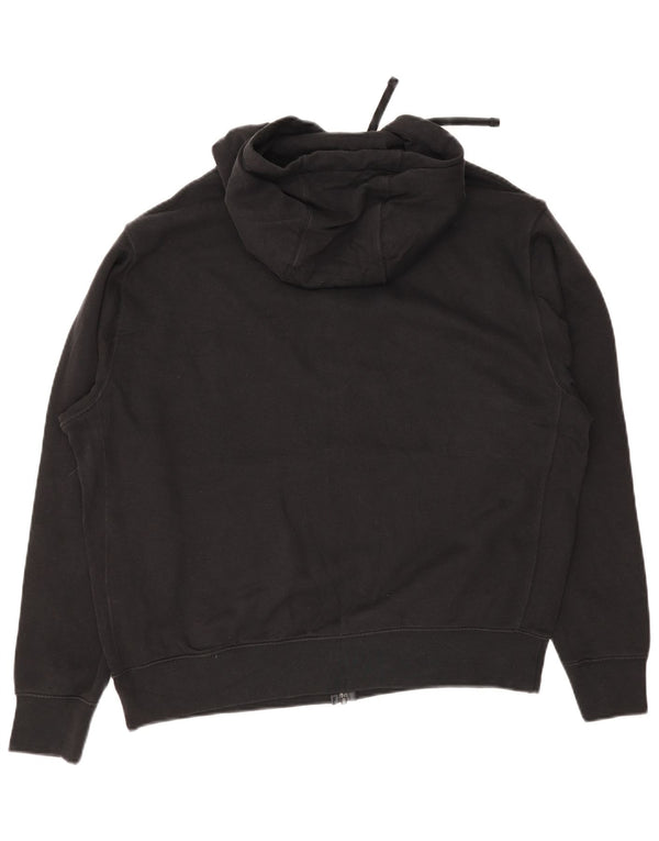 Pulover Nike pentru bărbați, cu fermoar, bumbac mare, negru