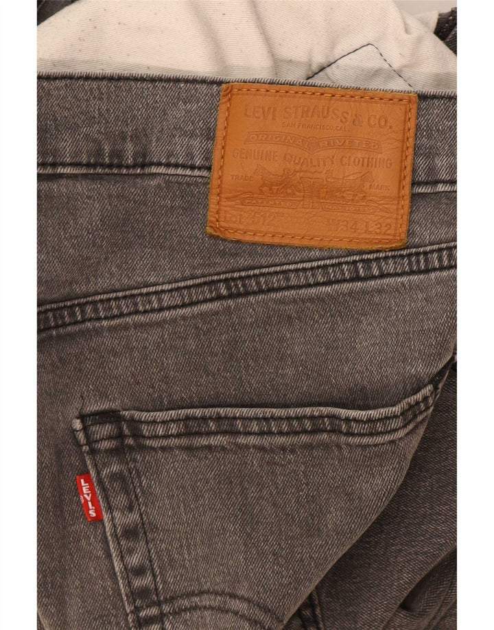 Levi's 512 Slim Tapered Jeans W34 L32 bumbac gri