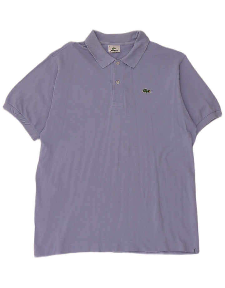 Tricou polo pentru bărbați Lacoste Mărimea 6 XL Bumbac albastru