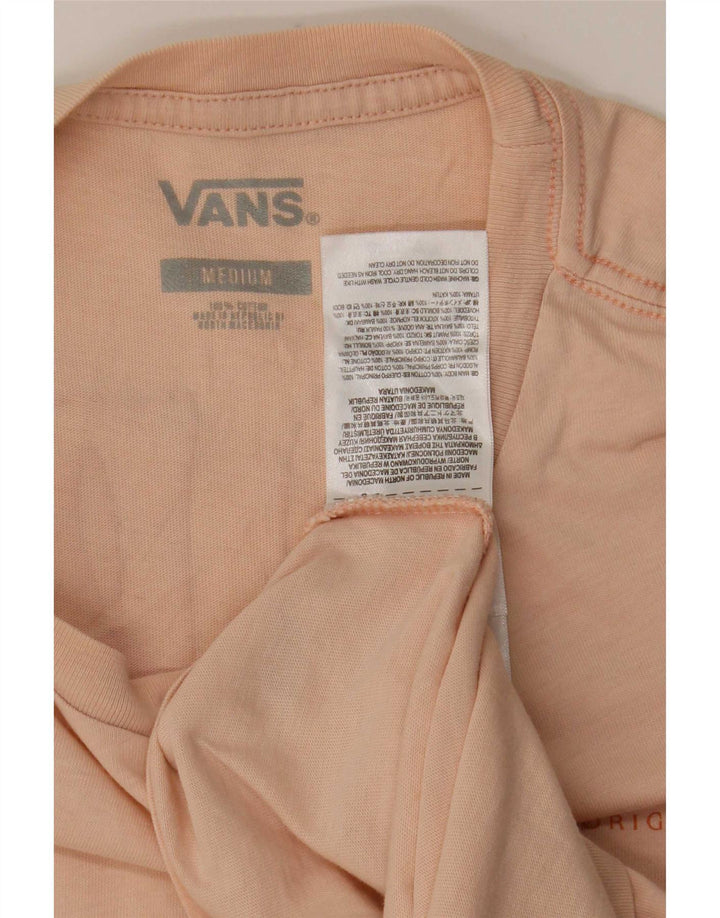 Tricou grafic Vans pentru bărbați Top, bumbac roz mediu