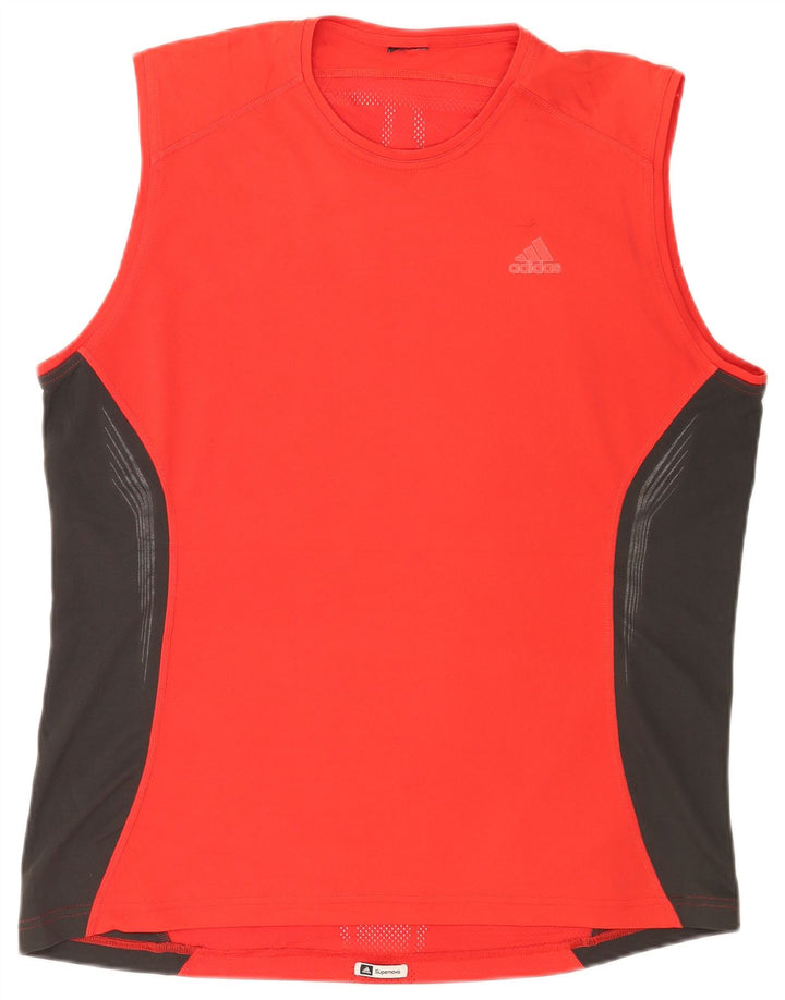 Vestă pentru bărbați Adidas Top XL Roșu Poliester Colorblock
