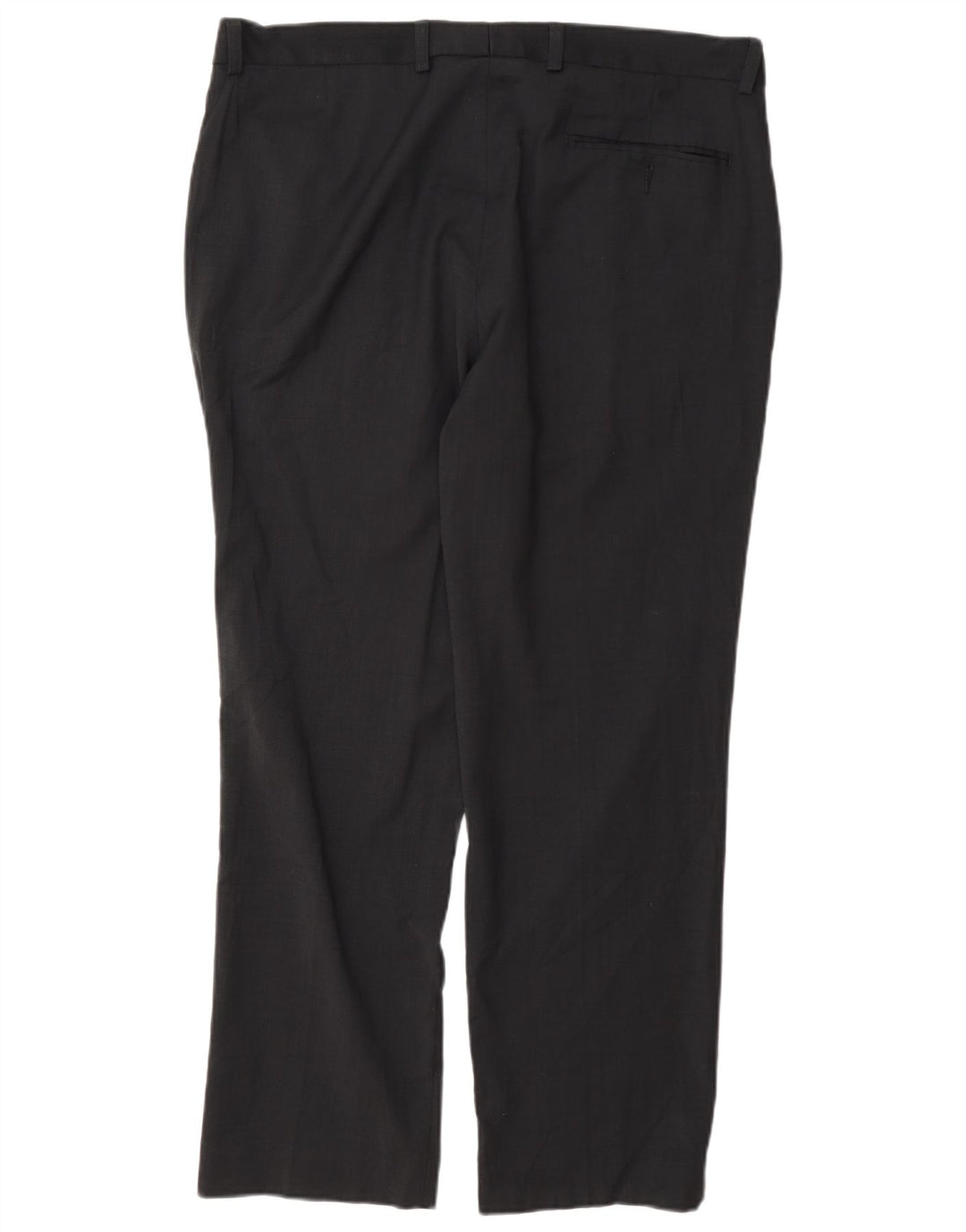 Pantaloni de costum pentru bărbați Marks & Spencer, cu tăiere obișnuită, L36 L29 Lână bleumarin