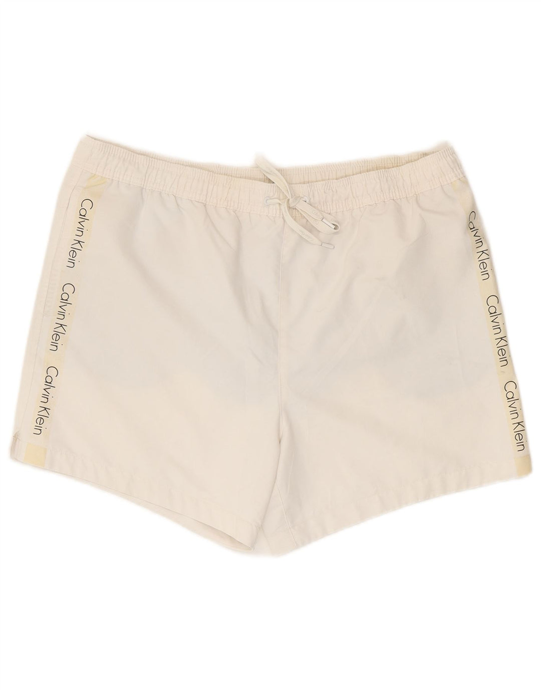 Pantaloni scurți de înot Calvin Klein pentru bărbați, alb, mari