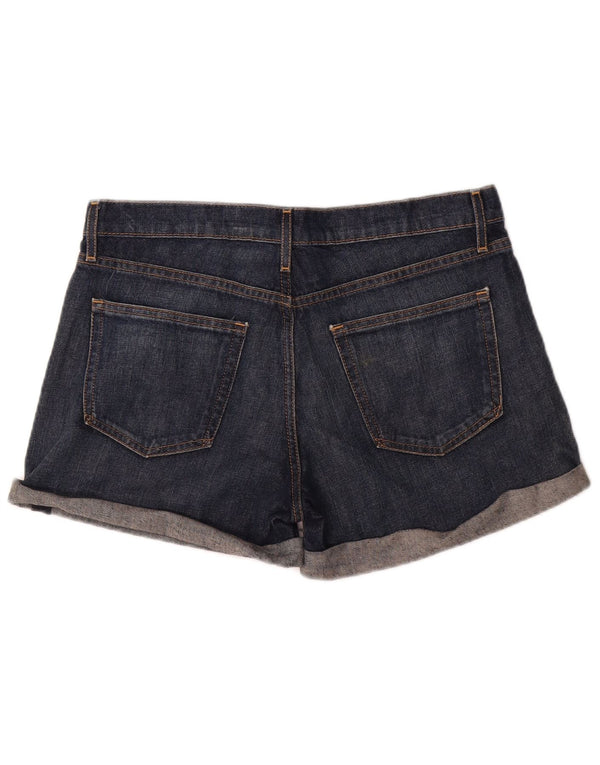 Pantaloni scurți din denim pentru femei Gap UK 12 Medium W32 Bumbac albastru