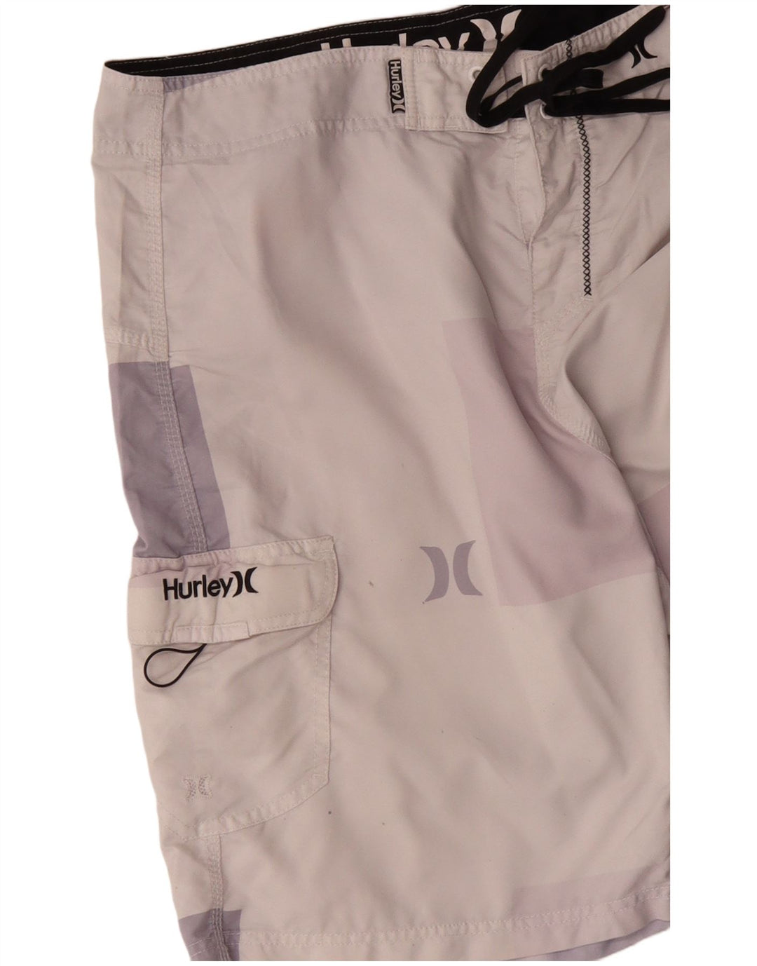 Pantaloni scurți de înot grafic HURLEY pentru bărbați, XL, roz colorblock