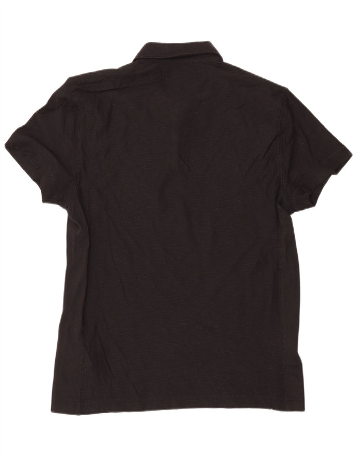 CALVIN KLEIN JEANS Tricou polo pentru bărbați, bumbac negru mediu