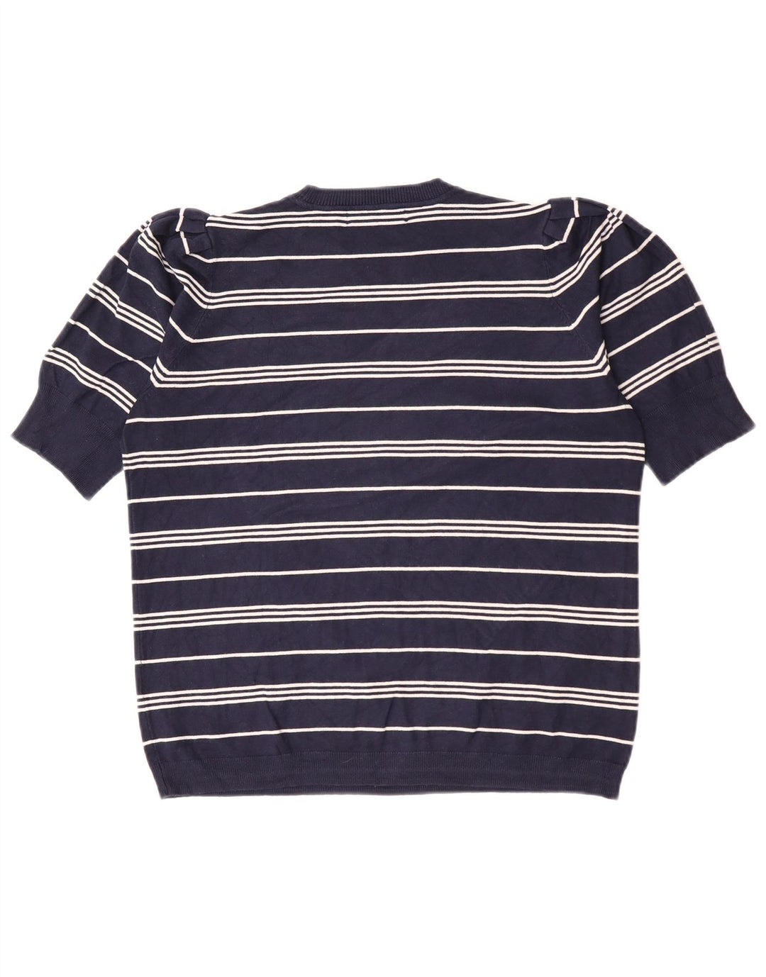 Pulover pentru femei Marks & Spencer cu decolteu triplu UK 14 Medium Bleumarin