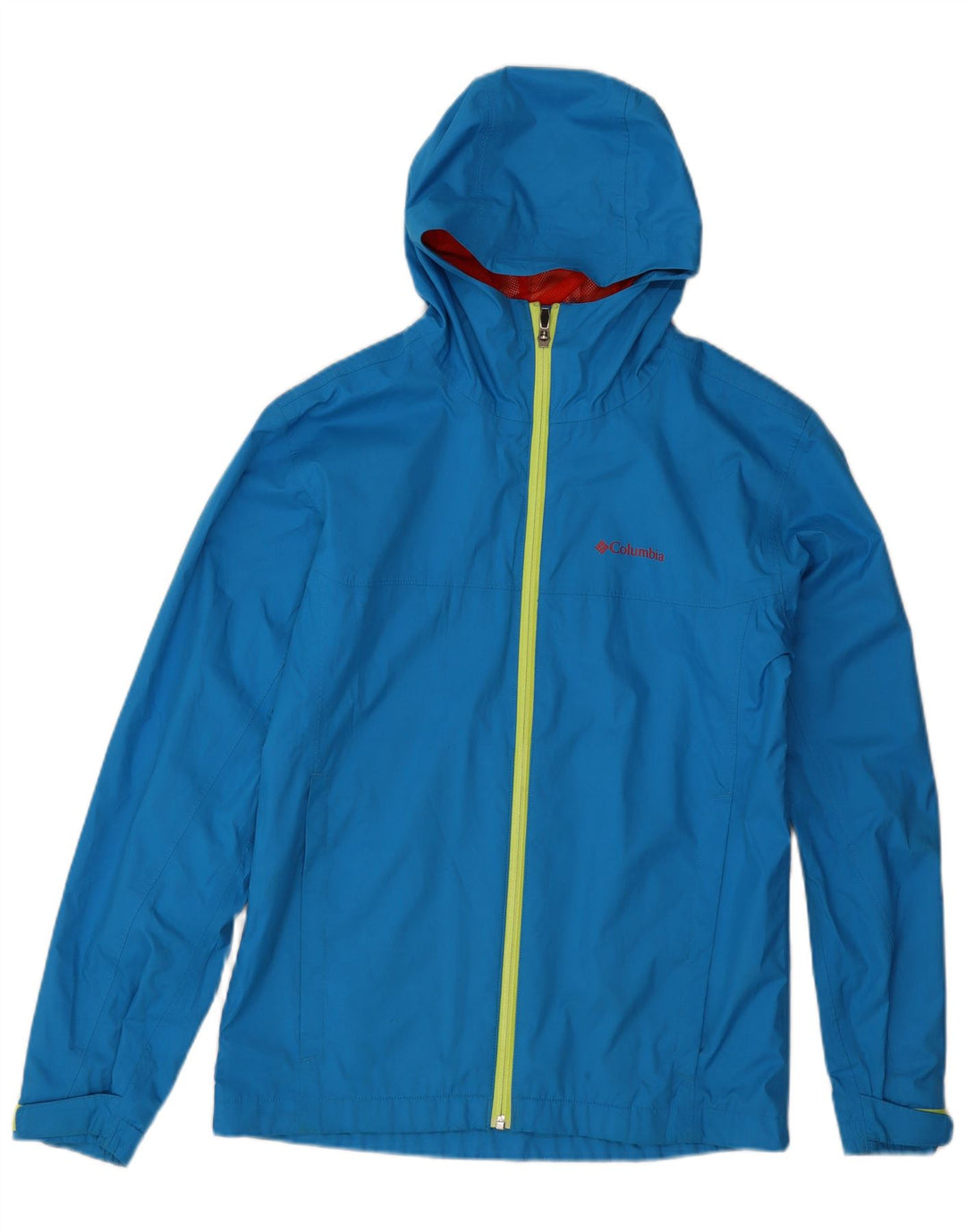Jachetă de ploaie Columbia pentru femei cu glugă, UK 18 XL, poliester albastru