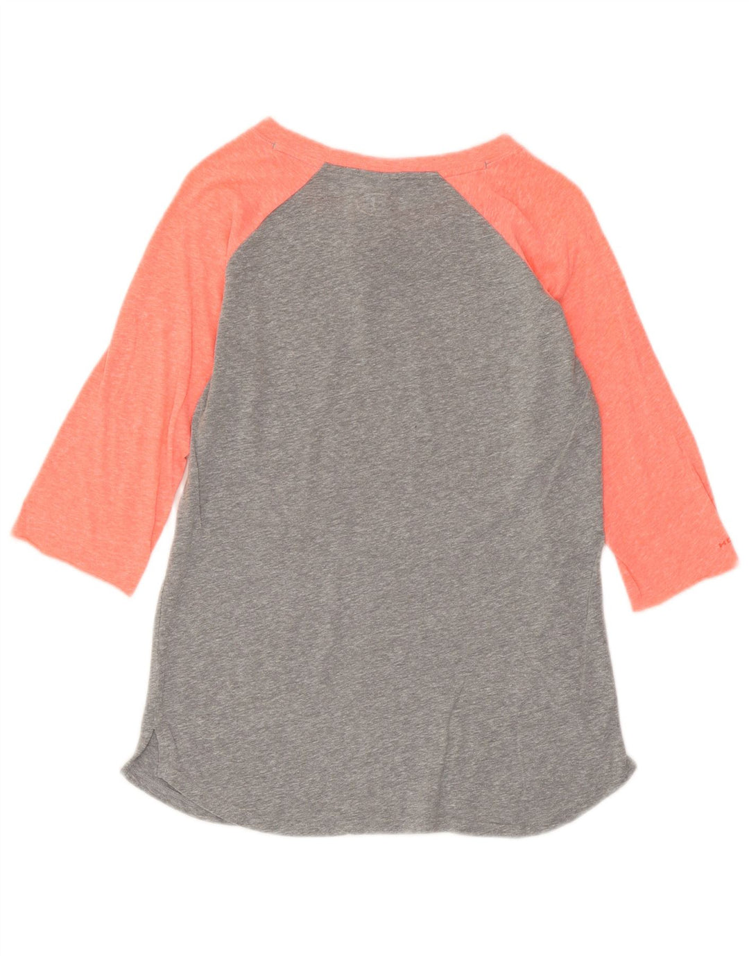 UNDER ARMOUR Heat Gear Graphic Top cu mâneci 3/4 UK 12 Medium Gri