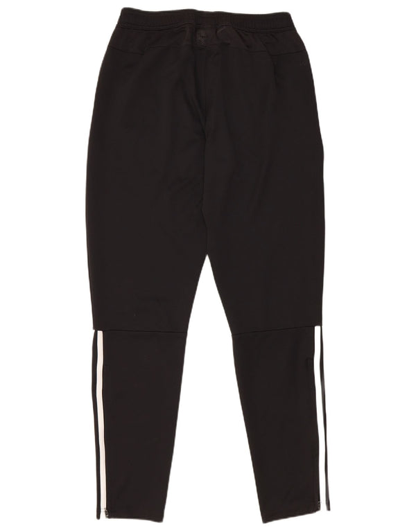 Pantaloni de trening Adidas pentru bărbați, poliester mediu negru