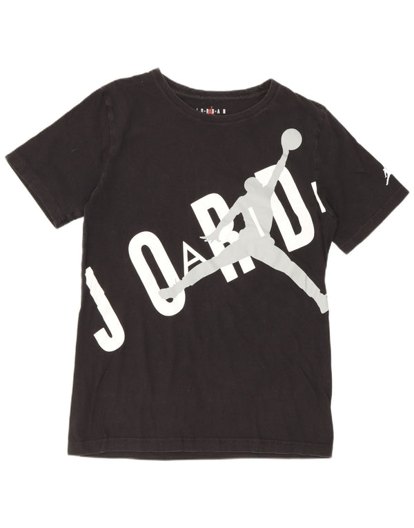 Tricou grafic Jordan pentru băieți Top 13-14 ani XL negru