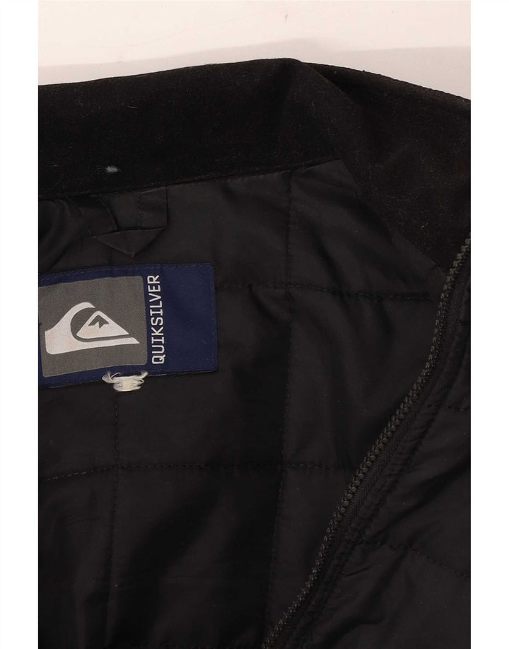 Jachetă matlasată Quiksilver pentru bărbați UK 40 Large Black