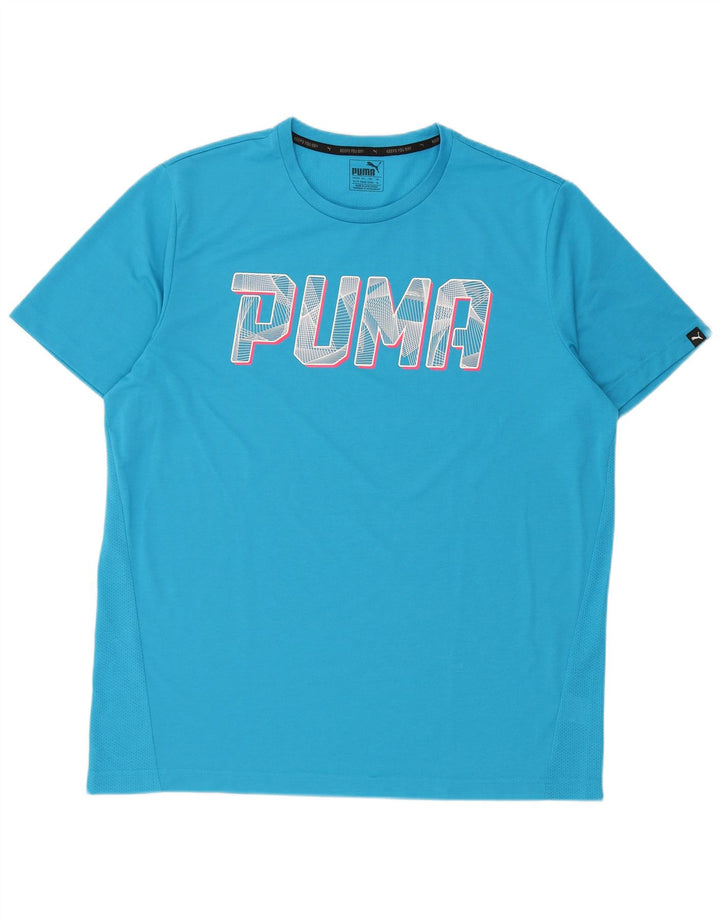 Tricou grafic pentru bărbați Puma Top XL Albastru