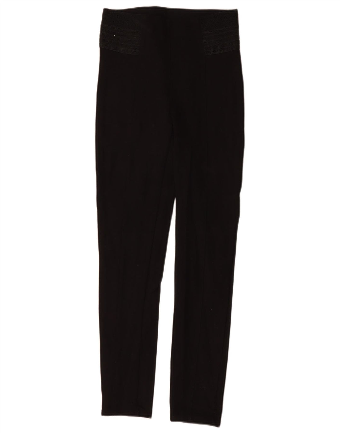 Pantaloni casual slim pentru femei Zara Mici L26 L28 Polietilenă neagră