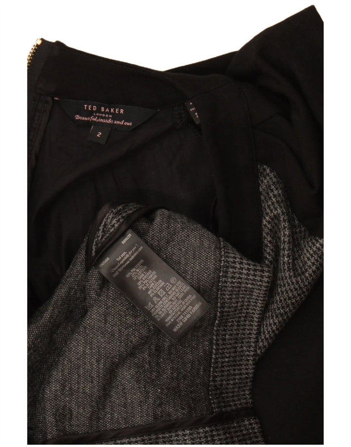 Rochie bodycon pentru femei Ted Baker Mărimea 2 mică, negru, poliester color bloc