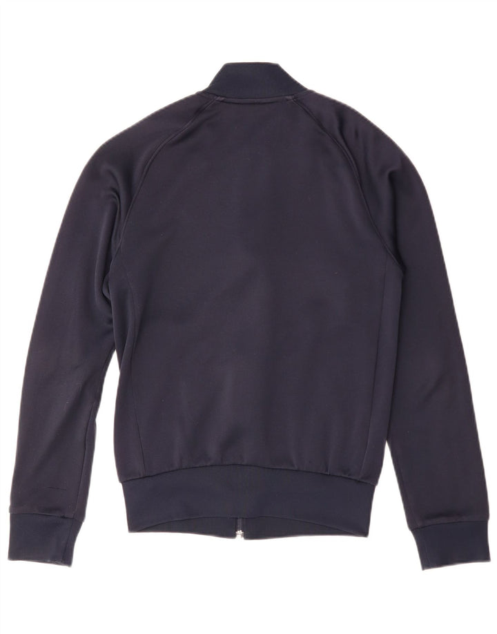 Jachetă de top pentru trening pentru bărbați Adidas, poliester bleumarin mic