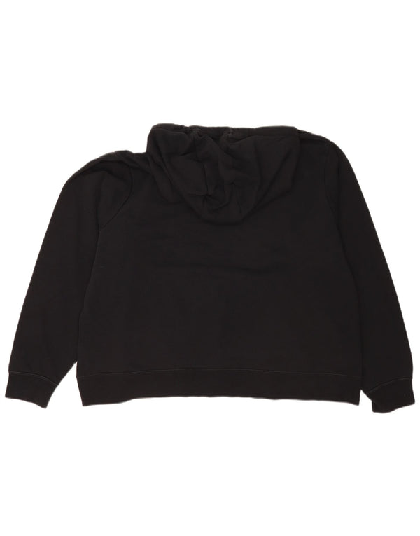 Pulover supradimensionat cu glugă Nike pentru femei, UK 18 XL, bumbac, albastru bleumarin
