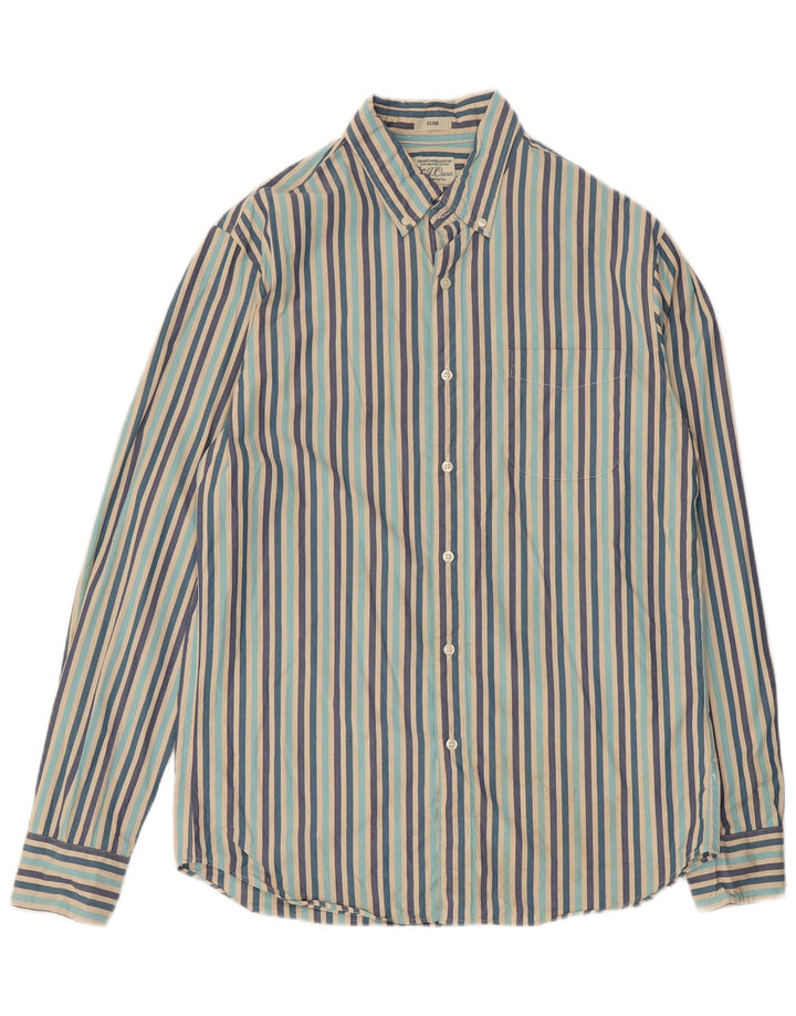 Cămașă subțire pentru bărbați J. Crew, bumbac cu dungi multicolore