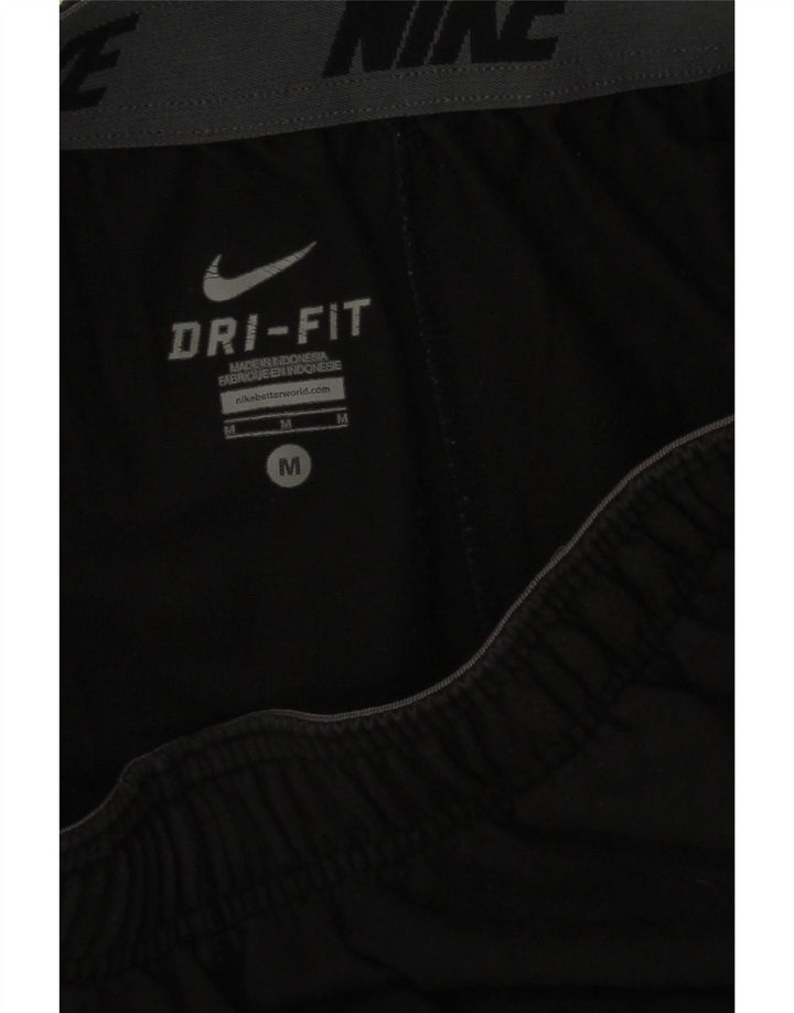 Pantaloni scurți sport Nike Dri Fit pentru bărbați, bumbac mediu negru
