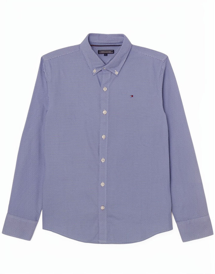 Cămașă Tommy Hilfiger Băieți 11-12 Ani Bumbac Albastru