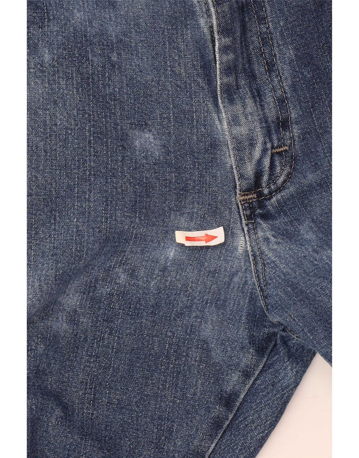 Blugi drepti cargo Wrangler pentru bărbați W30 L30 bumbac albastru