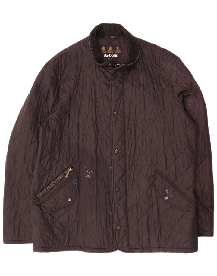 Jachetă matlasată pentru bărbați BARBOUR UK 42 XL Poliester negru