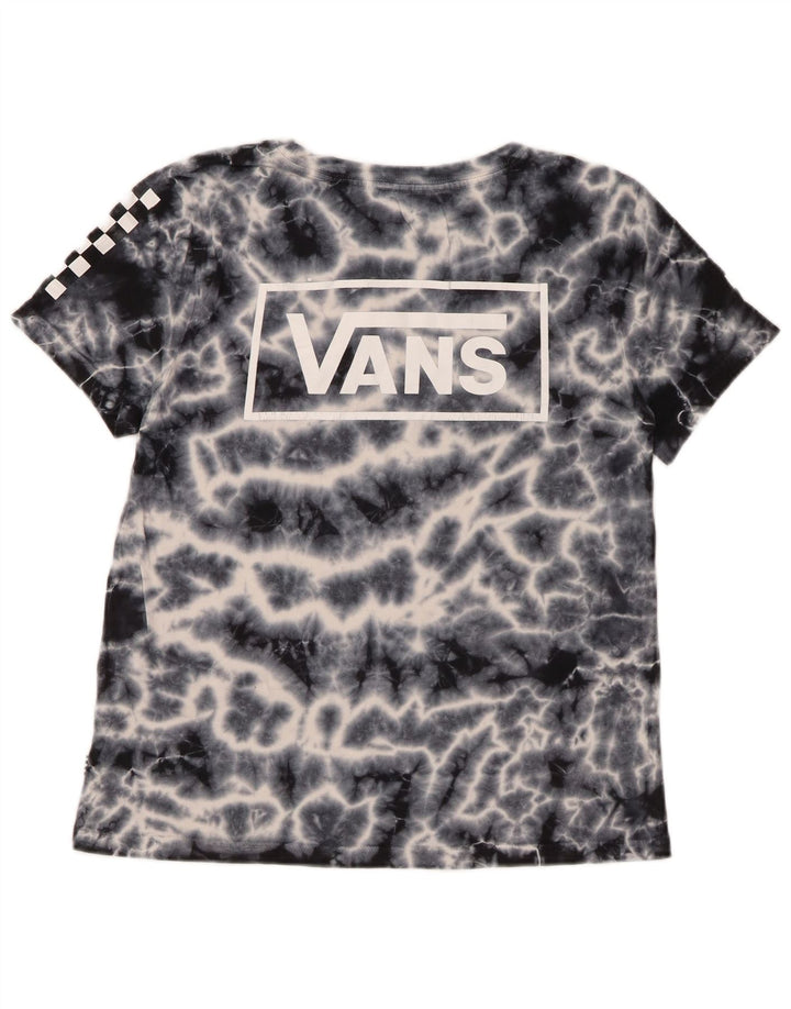 VANS Tricou cu grafic pentru femei Top UK 10 Small Bluemarin Tie Dye Bumbac