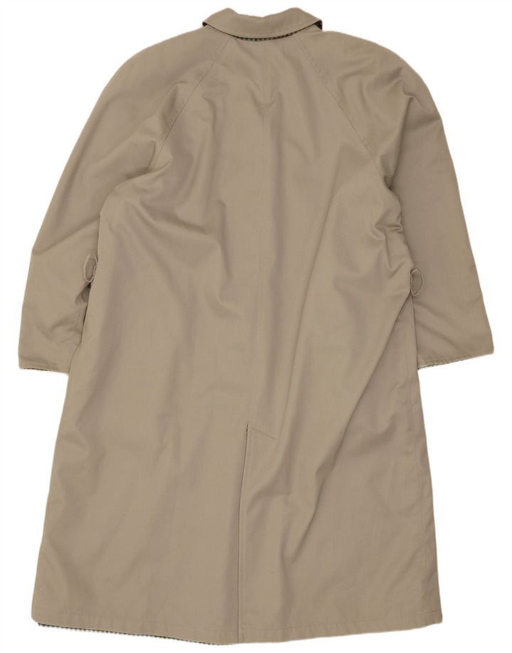 Pardesiu reversibil Vintage pentru femei EU 46 XL Lână bej