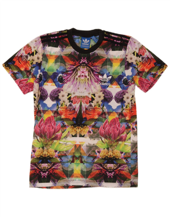 Tricou grafic pentru bărbați Adidas Top Mediu Multicolor Poliester Floral