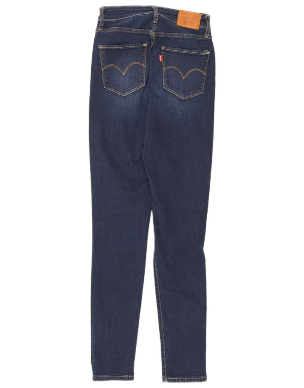 Blugi skinny cu talie mare 721 Levi's pentru femei W25 L29 bumbac bleumarin