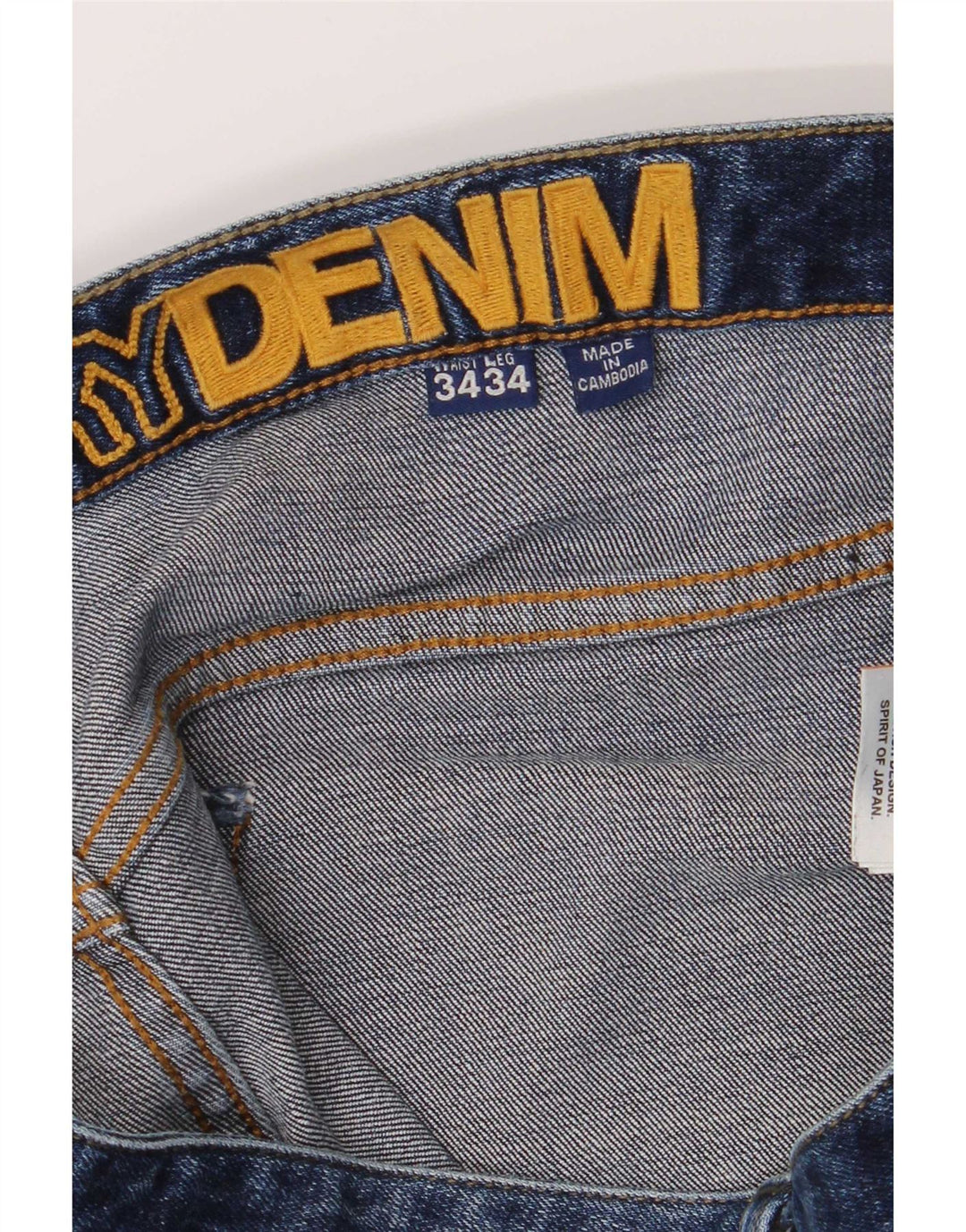 Blugi drepti pentru bărbați Superdry W34 L30 Bumbac albastru