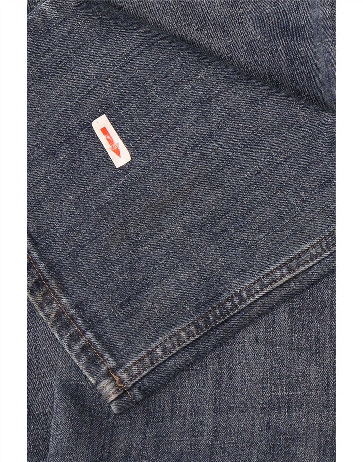 Blugi drepti pentru bărbați Wrangler W36 L34 Bumbac albastru