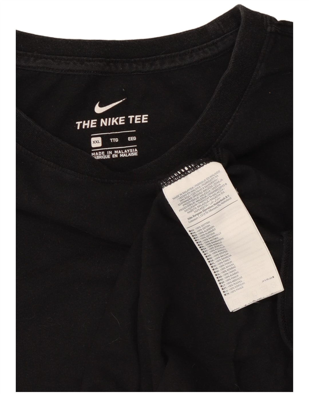 Tricou pentru bărbați Nike Top 2XL bumbac negru