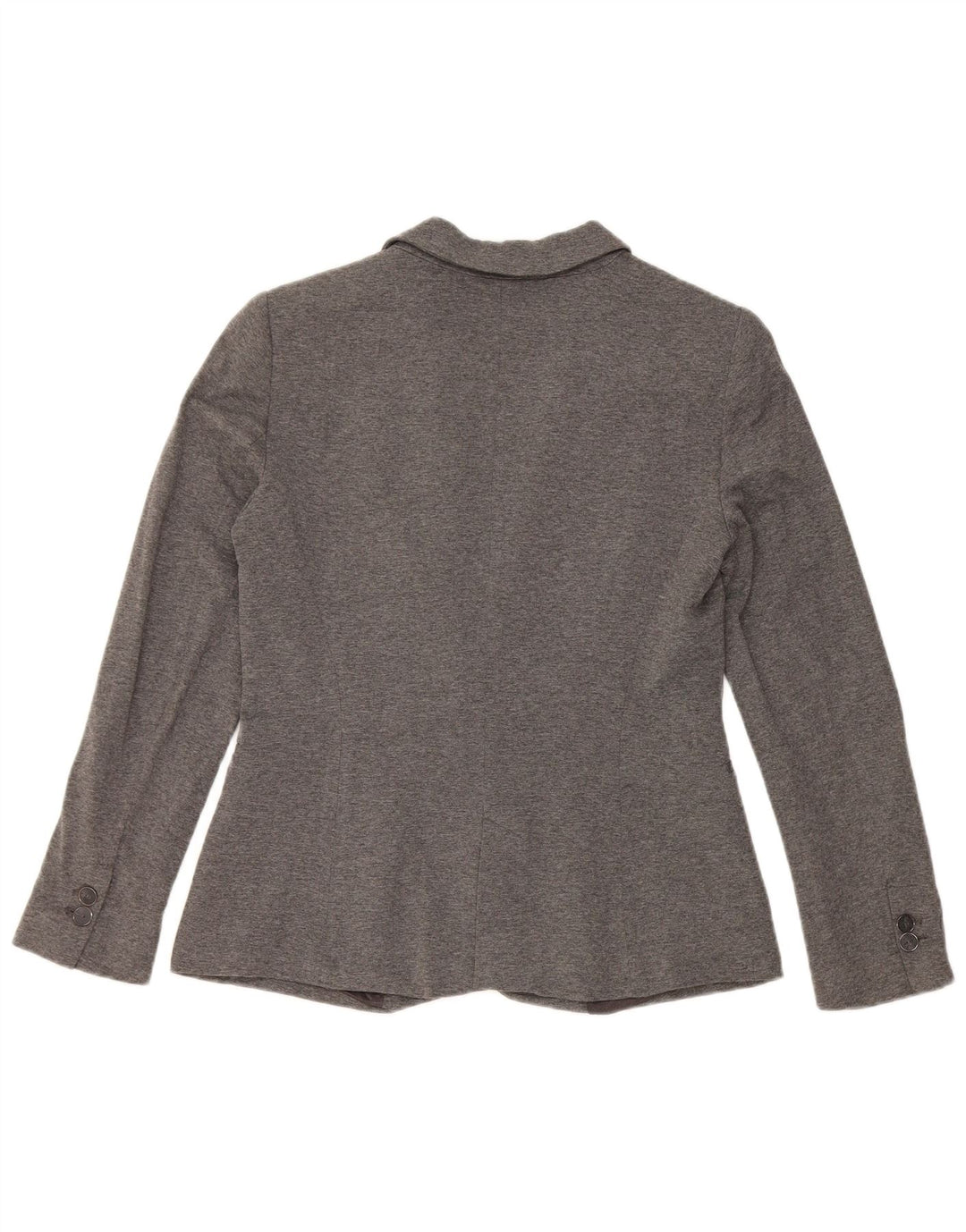 Jachetă Blazer pentru femei Zara cu 1 nasture UK 12, gri mediu, viscoză