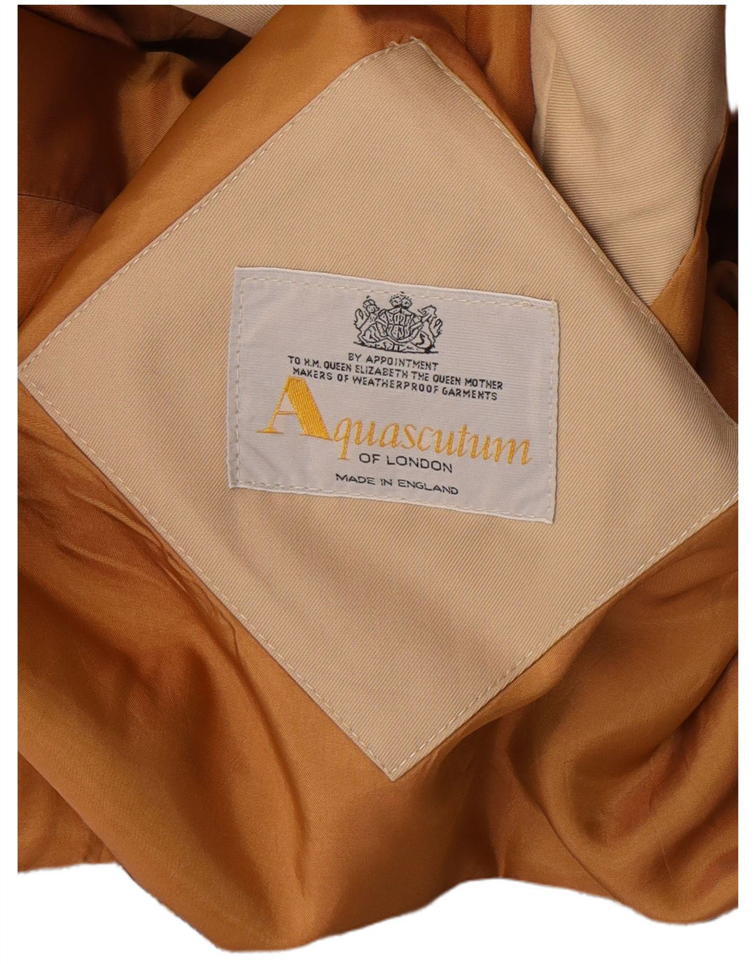 Trenci supradimensionat pentru femei Aquascutum UK 12 Medium Bej Clasic