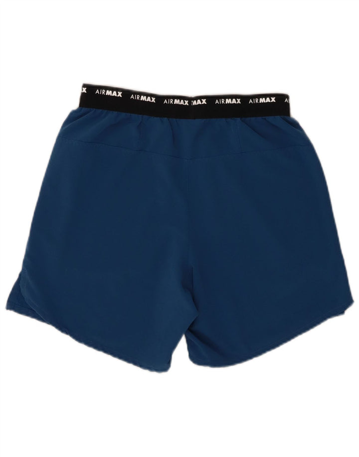 Pantaloni scurți sport Nike Air Max Graphic pentru bărbați, albastru, poliester color bloc