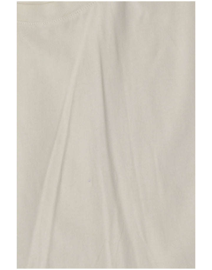 Tricou grafic Crop Champion Fete Top 13-14 Ani XL Bumbac Alb