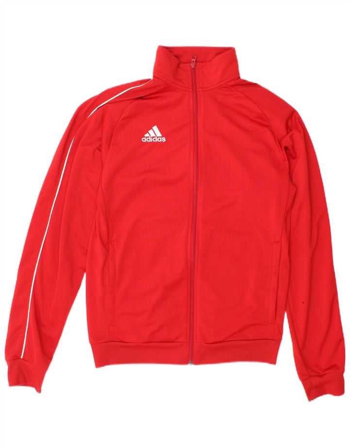Jachetă de trening pentru bărbați Adidas, din poliester roșu mic