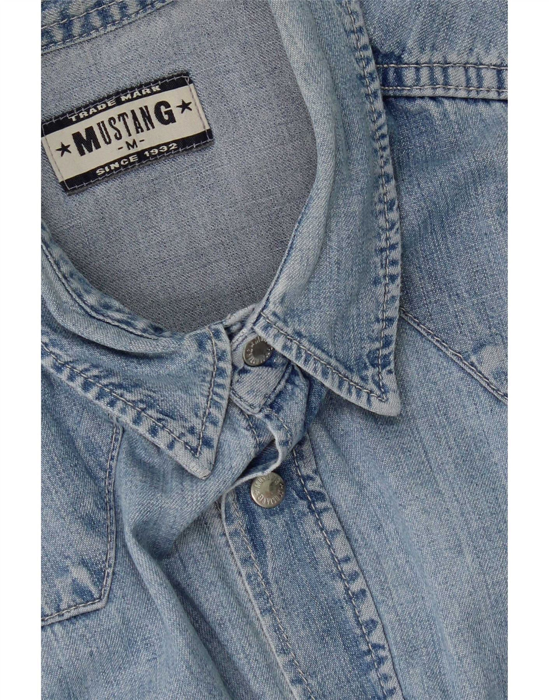 Rochie de denim fără mâneci pentru femei Mustang UK 14 Medium Blue