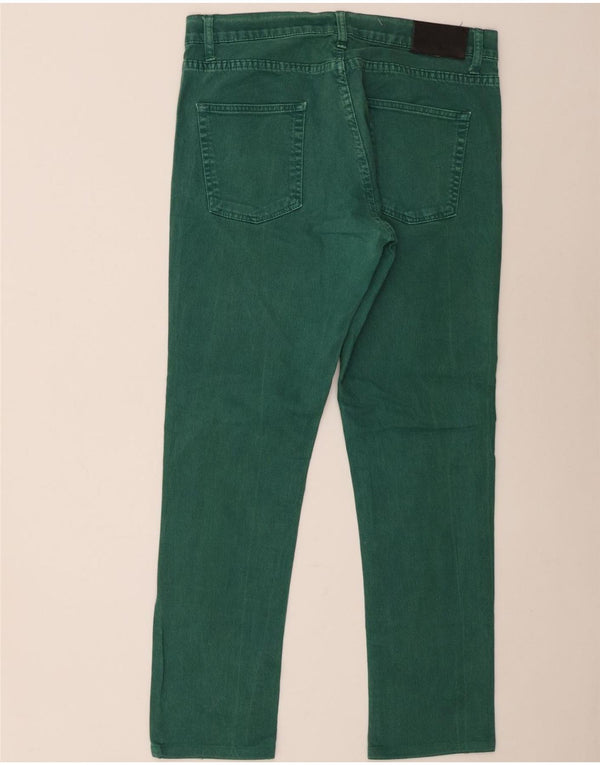 Blugi slim pentru bărbați Zara EU 46 XL W36 L30 bumbac verde