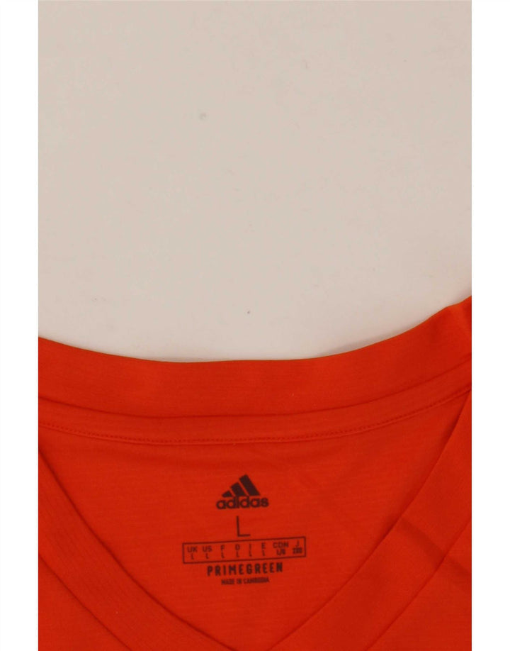 Adidas pentru bărbați Aeroready Top cu mânecă lungă mare portocaliu