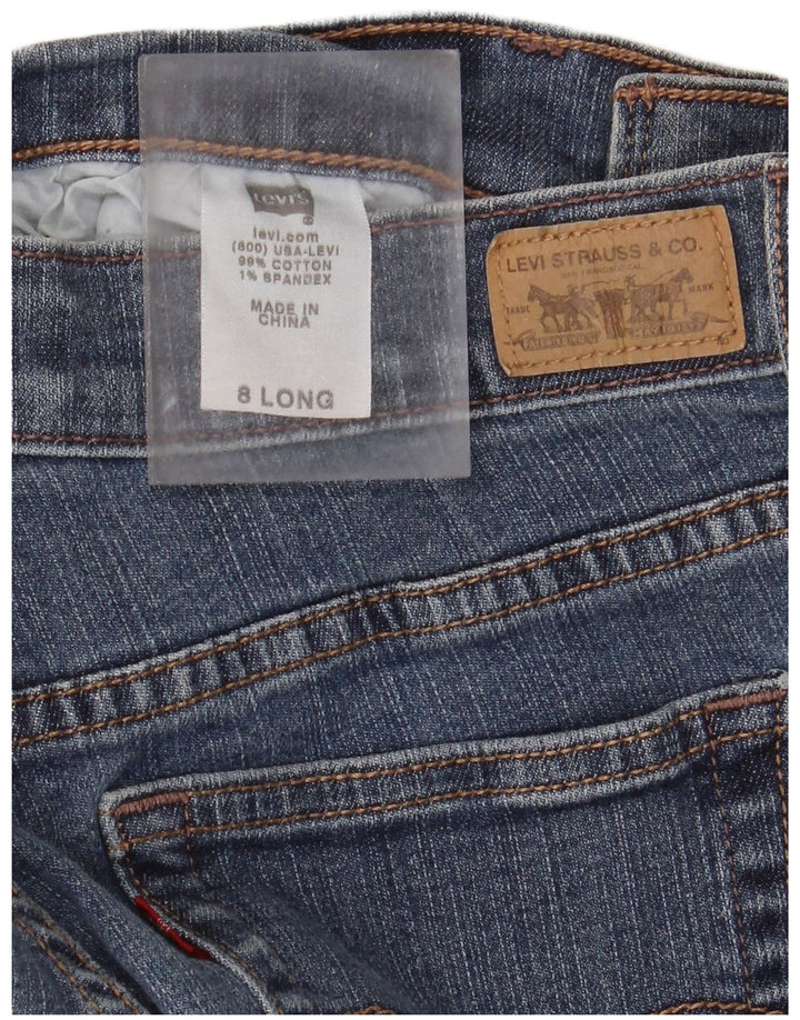 Blugi Levi's 515 Bootcut pentru femei US 8 Medium W28 L30 Bumbac albastru