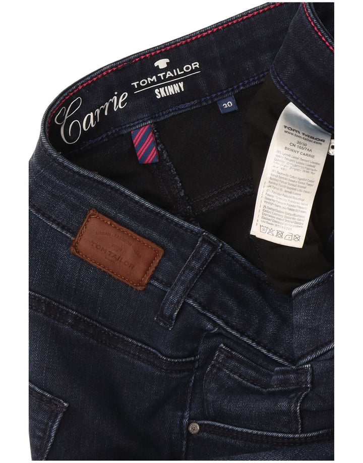 Blugi skinny pentru femei Tom Tailor L30 L30 bleumarin Lyocell