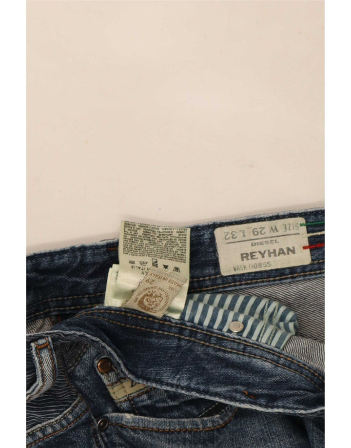 Blugi pentru bărbați Diesel Reyhan Bootcut W29 L32 Bumbac bleumarin