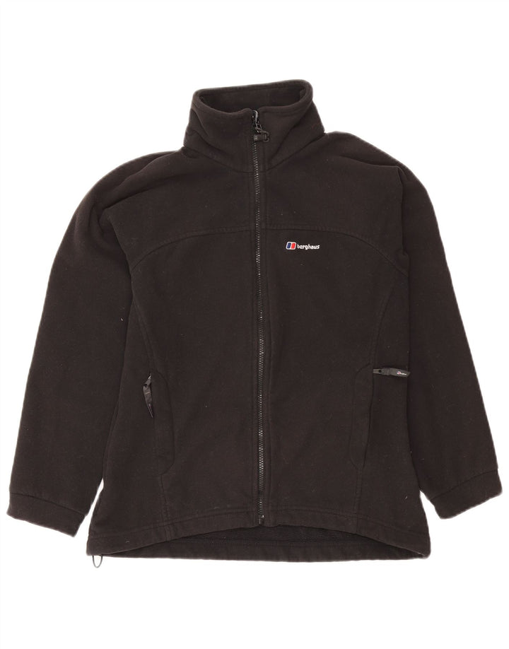 Jachetă fleece supradimensionată pentru femei Berghaus UK 10 Poliester negru mic