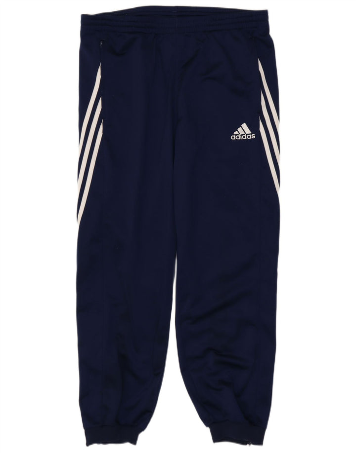 Pantaloni de trening pentru bărbați Adidas Pantaloni de jogging mari, bleumarin, poliester