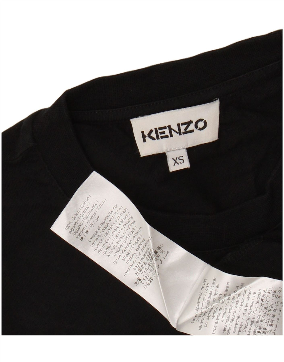 Tricou grafic Kenzo pentru bărbați Top XS bumbac negru